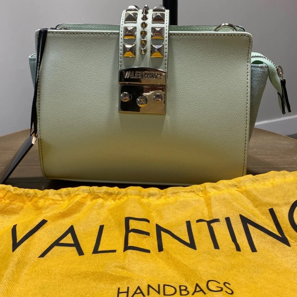 Mario Valentino Kiki Cross Body Bag Mint Color